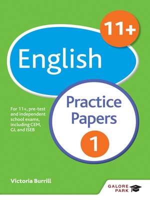 cover image of 11+ English Practice Papers 1